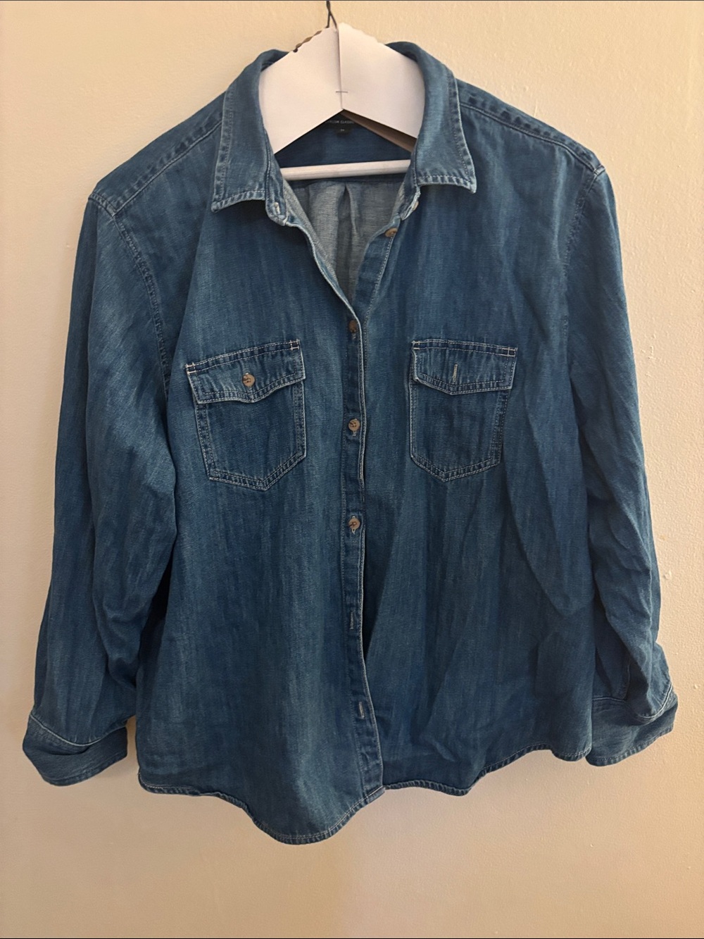 J.Crew Garçon Classic Chambray Shirt in Neela Wash
